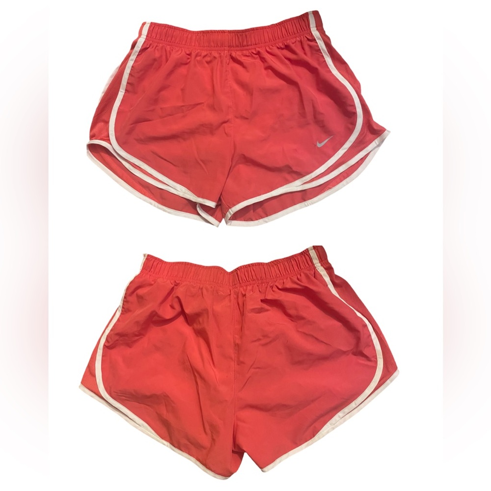 Nike Women’s Coral & White Athletic Shorts